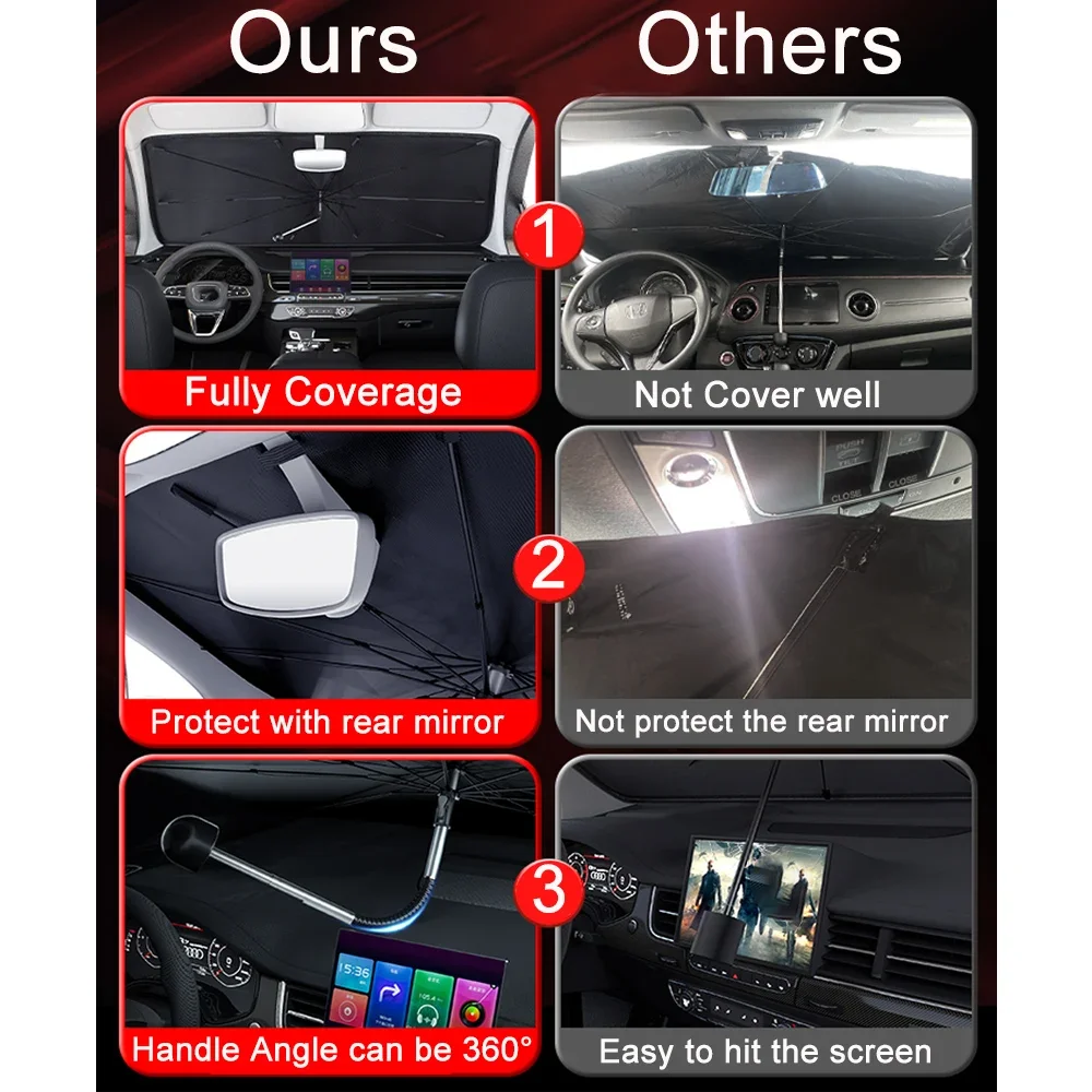 Foldable Car Sun Umbrella - Image 7