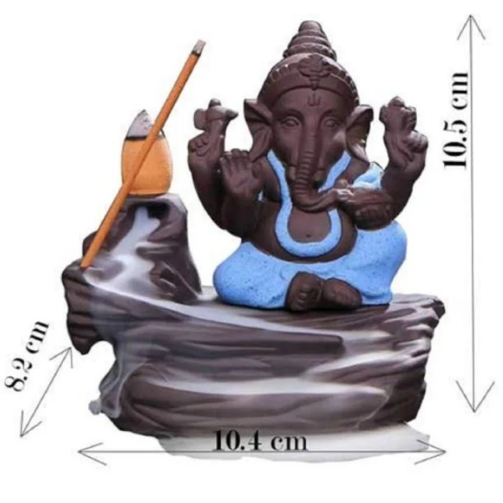 Lord Ganesha with FREE 10 Dhoop Cones - Image 5